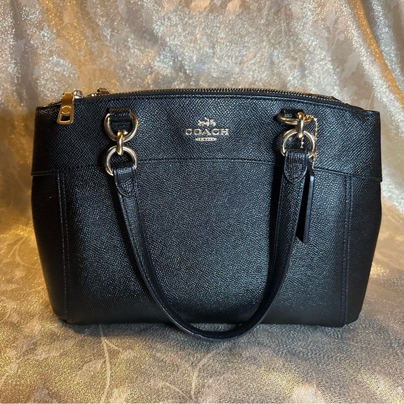 Coach Shoulder Bag w/ gold tone crossbody chain unbranded - Picture 8 of 9